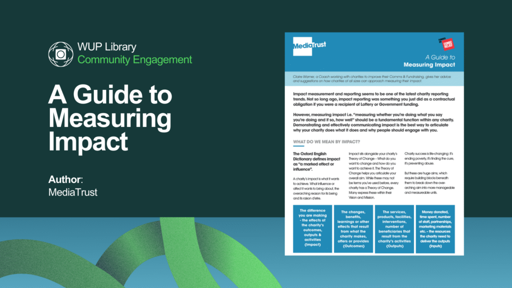 A Guide to Measuring Impact