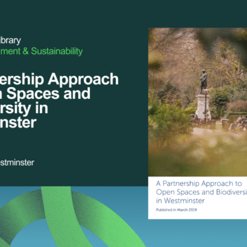 A Partnership Approach to Open Spaces and Biodiversity in Westminster