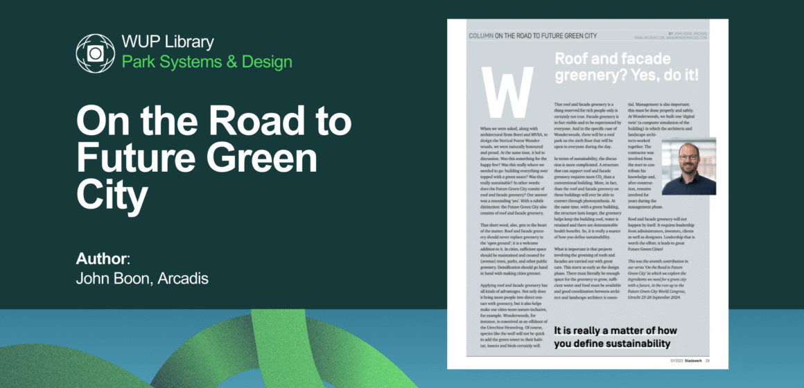 On the Road to Future Green City